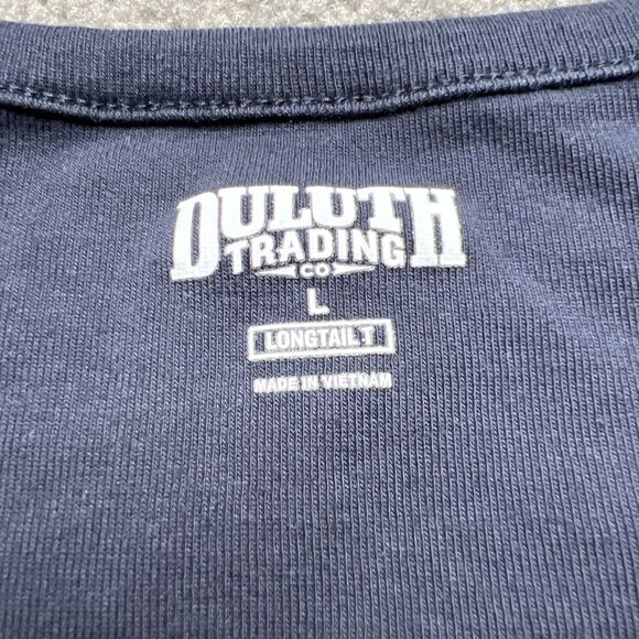 Duluth Trading Mixed Lot Of 2 Womens Large T Shirts Pullover Black Navy Blue - Picture 2 of 16